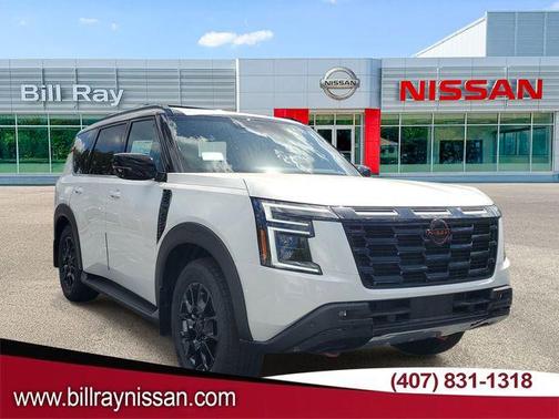 Aspen White Tricoat/Super Black 2026 Nissan Armada PRO-4X