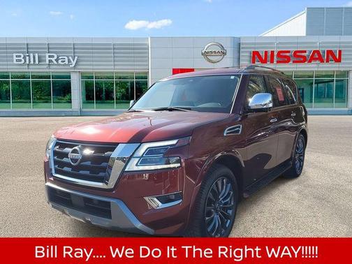 Coulis Red Pearl 2024 Nissan Armada Platinum 4WD