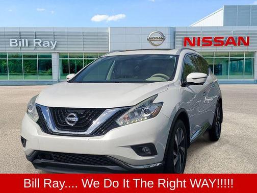 Pearl White 2018 Nissan Murano Platinum