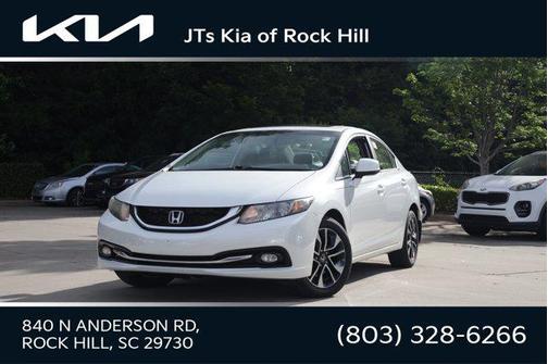 White Orchid Pearl 2013 Honda Civic EX-L