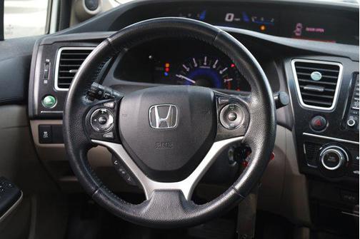 White Orchid Pearl 2013 Honda Civic EX-L