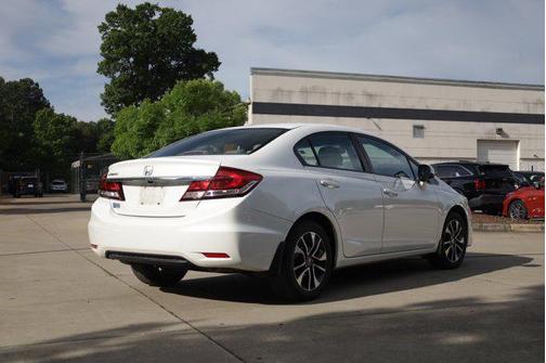 White Orchid Pearl 2013 Honda Civic EX-L