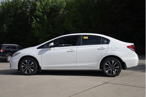 White Orchid Pearl 2013 Honda Civic EX-L
