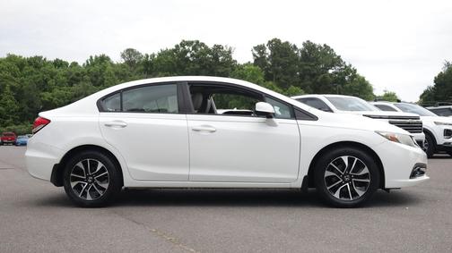 White Orchid Pearl 2013 Honda Civic EX-L