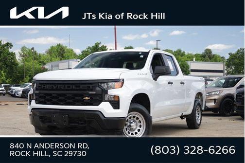 Summit White 2022 Chevrolet Silverado 1500 WT