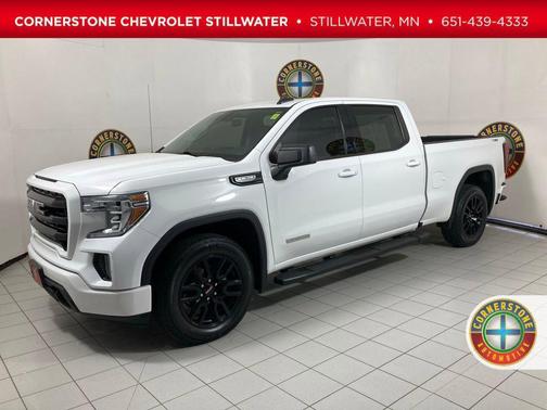 Summit White 2021 GMC Sierra 1500 Elevation