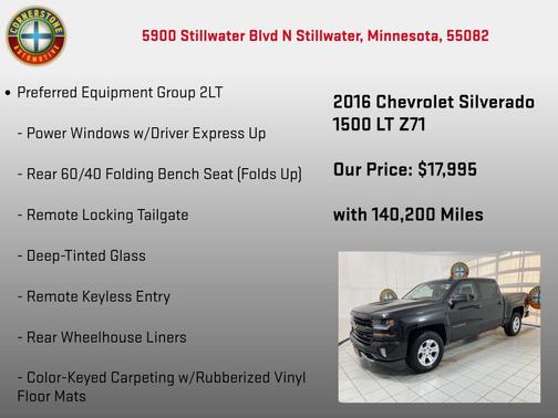 2016 Chevrolet Silverado 1500 LT
