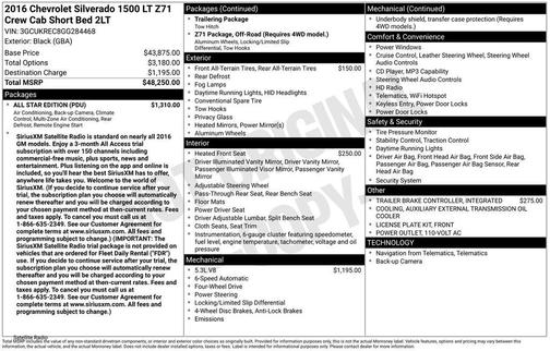 2016 Chevrolet Silverado 1500 LT