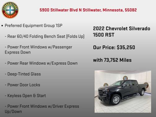 Black 2022 Chevrolet Silverado 1500 Limited RST