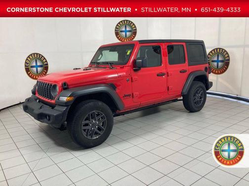 Firecracker Red Clearcoat 2025 Jeep Wrangler Sport S