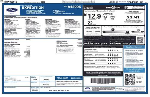 Dark Matter Gray Metallic 2024 Ford Expedition Max Platinum