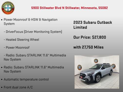 2023 Subaru Outback Limited