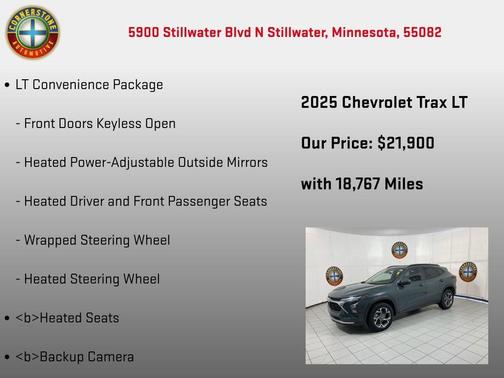 Cypress Gray 2025 Chevrolet Trax LT