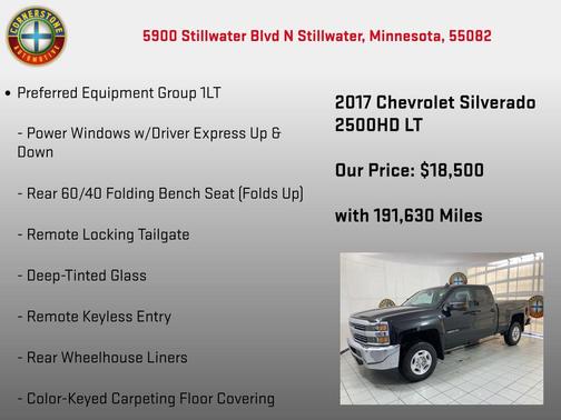2017 Chevrolet Silverado 2500 LT