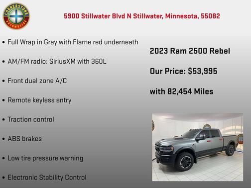 Flame Red Clearcoat 2023 RAM 2500 Power Wagon