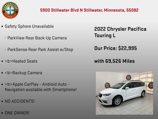 2022 Chrysler Pacifica Touring L