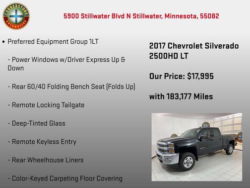2017 Chevrolet Silverado 2500 LT