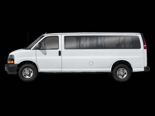 Summit White 2025 Chevrolet Express 3500 RWD 3500 Extended Wheelbase LT