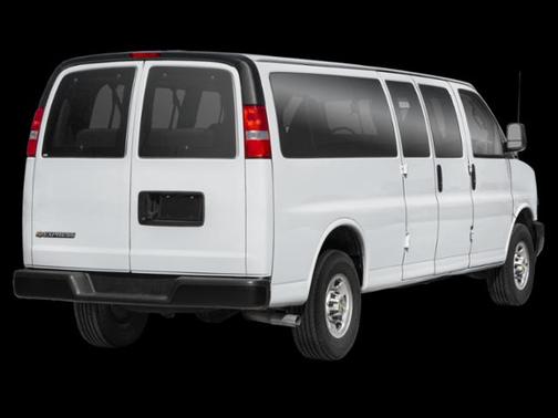 Summit White 2025 Chevrolet Express 3500 RWD 3500 Extended Wheelbase LT