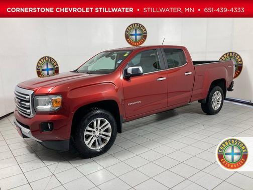 Red 2016 GMC Canyon SLT