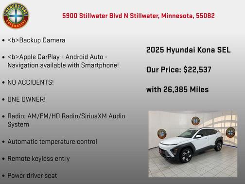 2025 Hyundai KONA SEL