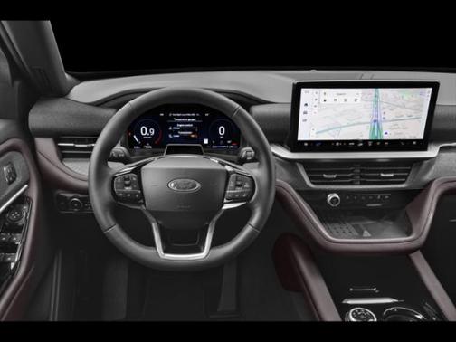 Agate Black Metallic 2025 Ford Explorer Platinum