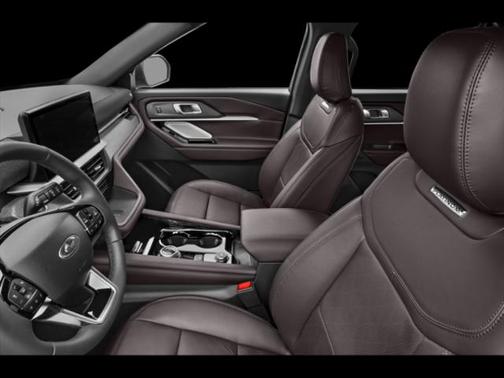 Agate Black Metallic 2025 Ford Explorer Platinum