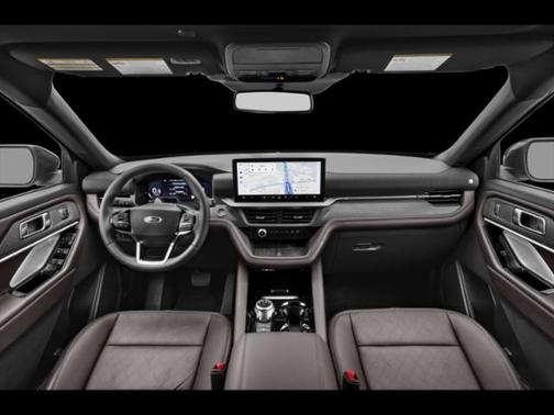 Agate Black Metallic 2025 Ford Explorer Platinum