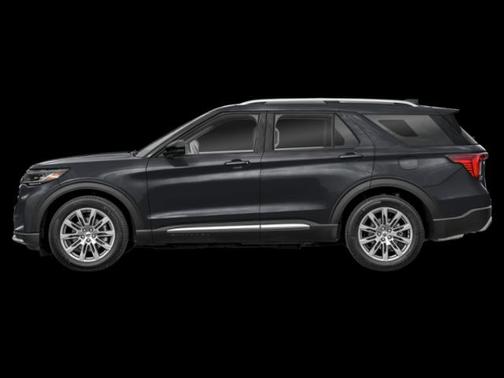 Agate Black Metallic 2025 Ford Explorer Platinum