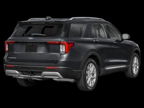 Agate Black Metallic 2025 Ford Explorer Platinum