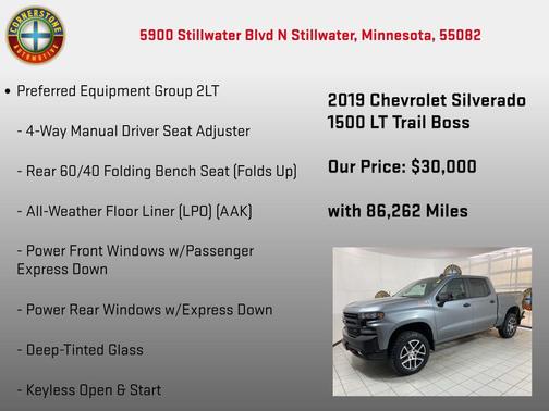 2019 Chevrolet Silverado 1500 LT Trail Boss
