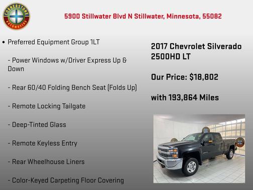 2017 Chevrolet Silverado 2500 LT