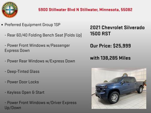 2021 Chevrolet Silverado 1500 RST