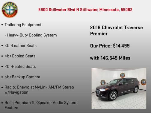 Black Currant Metallic 2018 Chevrolet Traverse Premier