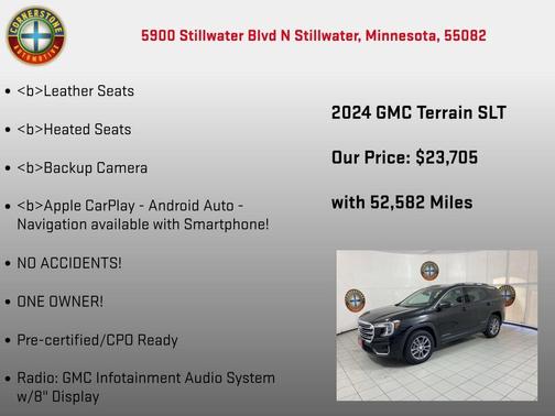 Ebony Twilight Metallic 2024 GMC Terrain SLT