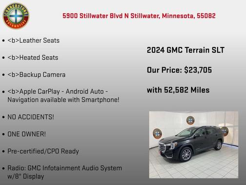 Ebony Twilight Metallic 2024 GMC Terrain SLT