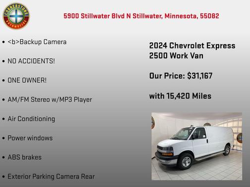 2024 Chevrolet Express 2500 Work Van