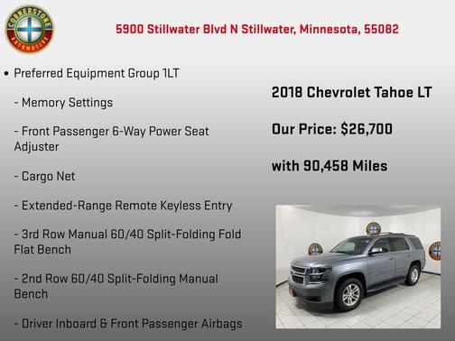 2018 Chevrolet Tahoe LT