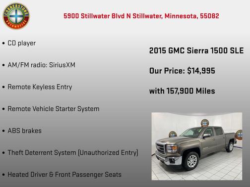 2015 GMC Sierra 1500 SLE