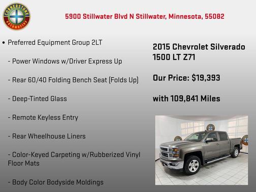 2015 Chevrolet Silverado 1500 LT