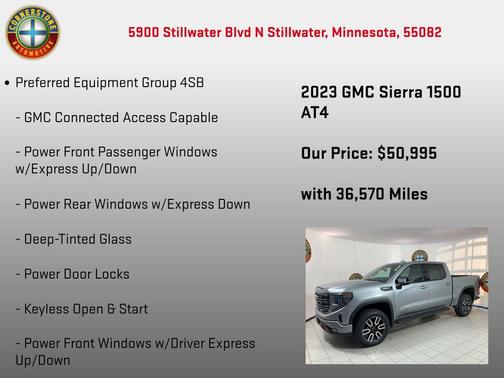 2023 GMC Sierra 1500 AT4