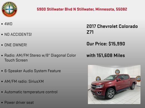 2017 Chevrolet Colorado Z71