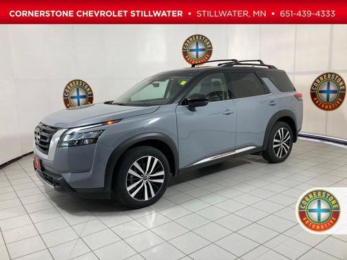 Gray 2025 Nissan Pathfinder Platinum 4WD
