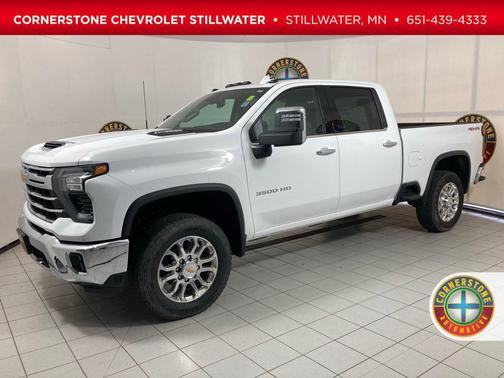 Summit White 2025 Chevrolet Silverado 3500 LTZ