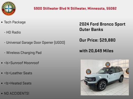 2024 Ford Bronco Sport Outer Banks