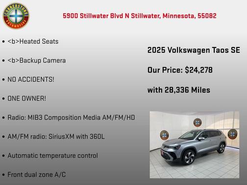 2025 Volkswagen Taos 1.5T SE