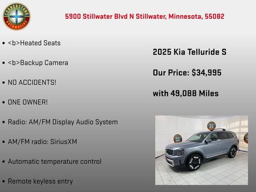 Everlasting Silver 2025 Kia Telluride S