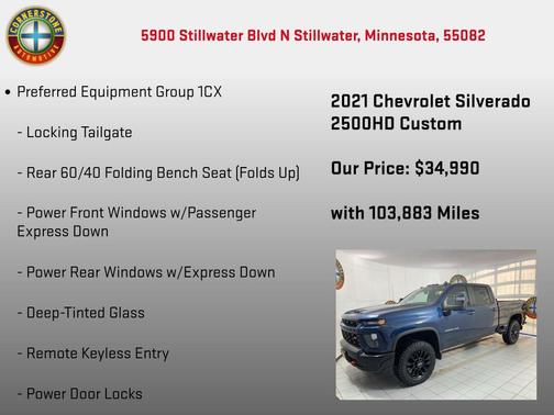 2021 Chevrolet Silverado 2500 Custom