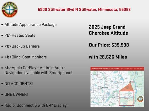 Diamond Black Crystal Pearlcoat 2025 Jeep Grand Cherokee Altitude