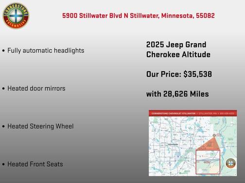 Diamond Black Crystal Pearlcoat 2025 Jeep Grand Cherokee Altitude